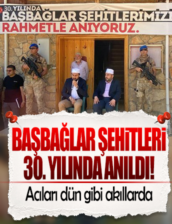 Başbağlar şehitleri, 30. yılda anıldı