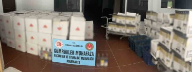 Bodrum'da 2 Bin 199 Sise Sahte Içki Ele Geçirildi