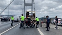 İstanbul'da feci kaza: Köprüde trafik yoğunluğu oluştu
