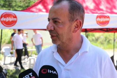 Tanju Özcan CHP'de Degisim Için Baslattigi Yürüyüste Ankara Il Sinirina Ulasti