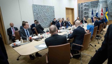 Türkiye, Isveç Ve Finlandiya Heyetleri Brüksel'de Bir Araya Geldi