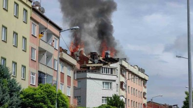 Bursa'da Korkutan Yangin