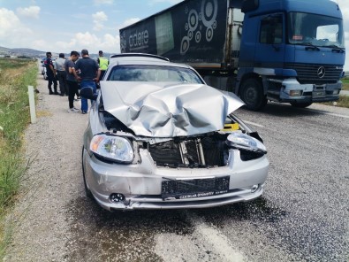 Gönen'de Trafik Kazasinda 1 Kisi Yaralandi