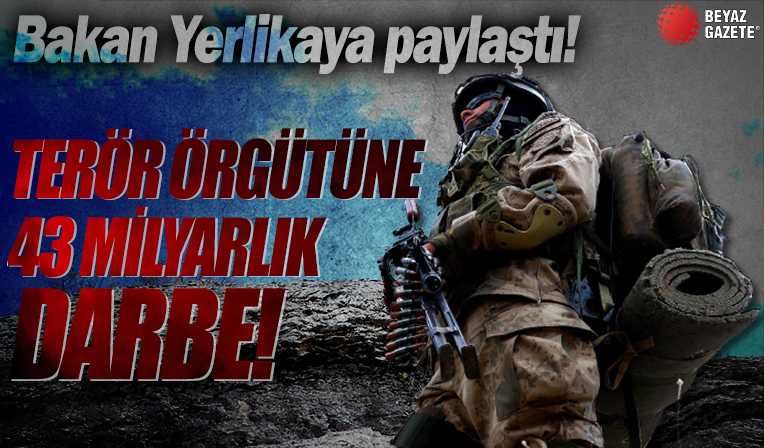Terör örgütü PKK'nın finans kaynağına darbe! 43 milyar TL yasa dışı gelir elde etmesi engellendi