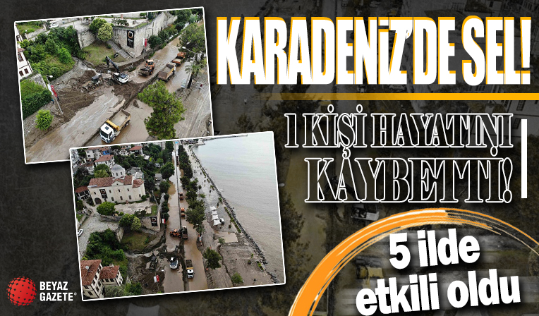 Karadeniz'i sağanak vurdu: Samsun'da sel sularına kapılan engelli kadın hayatını kaybetti