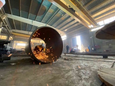 Asar Deresi Projesinde Sirada Montaj Çalismalari Var