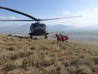 Maden Arastirmasi Yaparken Yaralanan Jeoloji Mühendisi Helikopterle Kurtarildi