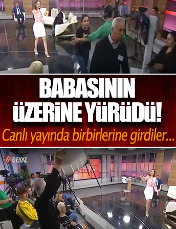 Esra Ezmeci ile Yeni Baştan programında kavga! Baba kız birbirine girdi