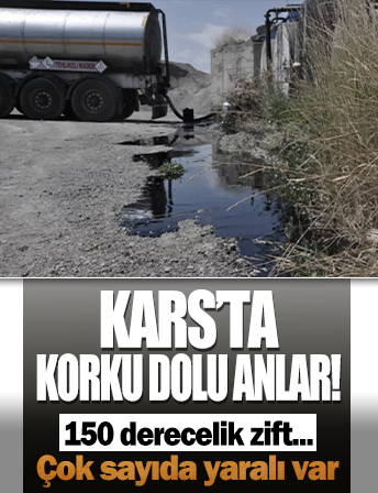 Feci olay! 150 derece sıcaklıktaki zift işçilerin üzerine sıçradı: 3 ağır yaralı