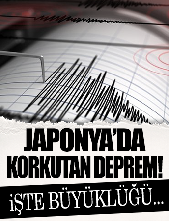 Japonya'da 5,8 büyüklüğünde deprem oldu