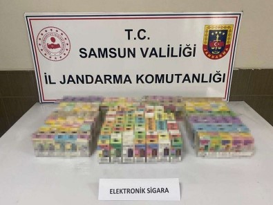 Samsun'da 254 Kaçak Elektronik Sigara Ele Geçirildi