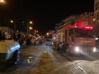 Lapseki'de 5 Katli Apartmanda Yangin Panigi