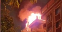 Çekmeköy'de 5 katlı binanın çatı katında yangın çıktı: İtfaiye ekipleri 1 kişiyi kurtardı