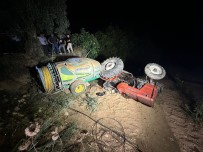 Devrilen Traktörün Altinda Kalan Çiftçi Öldü