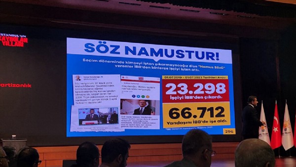 Göksu'dan 23 bin kişiyi işten çıkararak 66 bin partizanı belediyeye alan CHP'li İBB'ye tepki: Hani söz namustu?