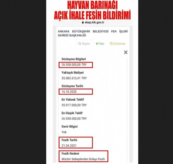 Ankara’da vurgunun adı 21/B! Mansur Yavaş'tan adrese teslim ihale