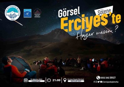 Büyüksehir Ile Erciyes'ten Gökyüzünde Görsel Sölen Heyecani