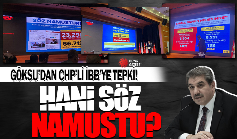 Göksu'dan 23 bin kişiyi işten çıkararak 66 bin partizanı belediyeye alan CHP'li İBB'ye tepki: Hani söz namustu?