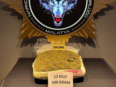 Yolcu Otobüsünde 12,5 Kilo Skunk Ele Geçirildi