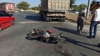 Konya'da Kamyon Ile Motosiklet Çarpisti Açiklamasi 2 Yarali