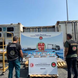 Mersin Limani'nda 59 Kilo Kokain Ele Geçirildi