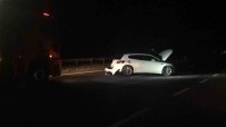 Tekirdag'da Trafik Kazasi Açiklamasi Direksiyon Hakimiyetini Kaybeden Sürücü Yön Tabelasina Çarpti
