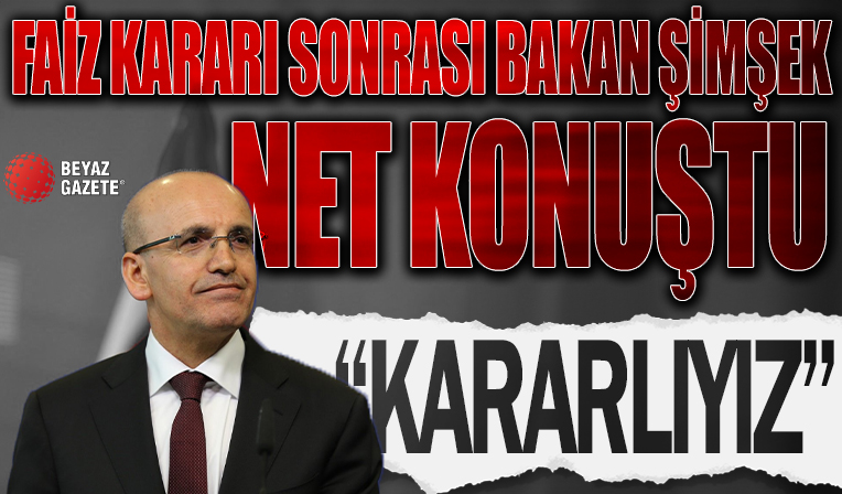 TCMB'nin faiz kararından sonra Mehmet Şimşek'ten mesaj: Kararlıyız!