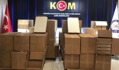 Baskentte 51 Bin 300 Paket Bandrolsüz Sigara Yakalandi