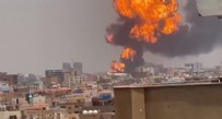 Sudan'da şiddetli patlama: Alevler gökyüzünü kapladı