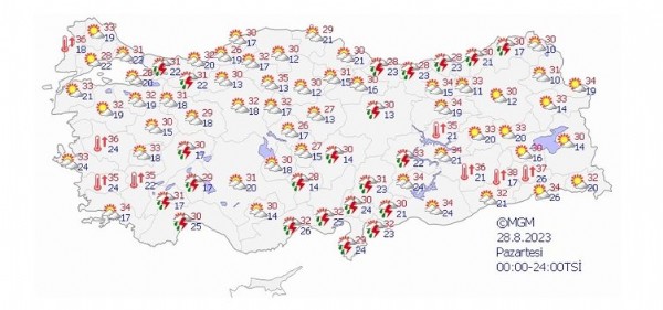 Kavurucu sıcaklara sağanak arası! Meteoroloji uzmanı o bölgeleri açıkladı! İşte hava durumu raporu…