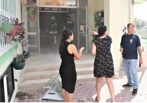 Antalya'da anaokulunda korkutan yangın!
