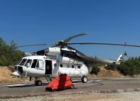 Karabük'te Orman Yanginlarina Önlem Olarak Helikopter Konuslandi Haberi