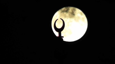 Kars'ta Dolunay Böyle Görüntülendi