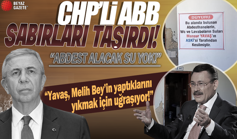 Çamlıdere Belediye Başkanı Hazım Caner Can'dan Mansur Yavaş'a tepki: 15 senedir akan suyu 'kaçak' diyerek kesti