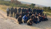 Edirne'de Bulgaristan'a geçmeye çalışan 53 kaçak göçmen yakalandı