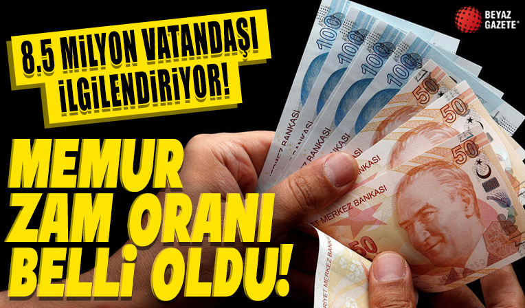 Memur ve memur emeklilerinin zam oranı belli oldu...