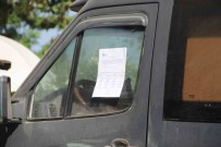 Güne, Camlarina Yapistirilan ' Karavaniniz Çekilecektir' Yazili Tebligatla Uyandilar