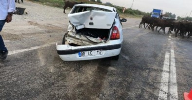 Adana'da TIR, park halindeki otomobile çarptı: 1 kişi hayatını kaybetti