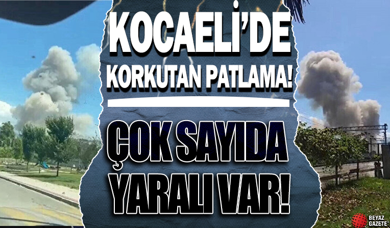 Kocaeli'de TMO silosunda patlama! Bölgeye çok sayıda ekip sevk edildi, yaralılar var