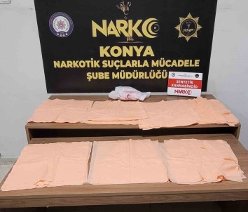 Konya'da Peçeteye Emdirilmis 50 Milyonluk Uyusturucu Ele Geçirildi