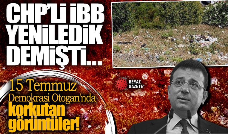 İBB’nin yeniledik dediği 15 Temmuz Demokrasi Otogarı'nda korkutan görüntüler!