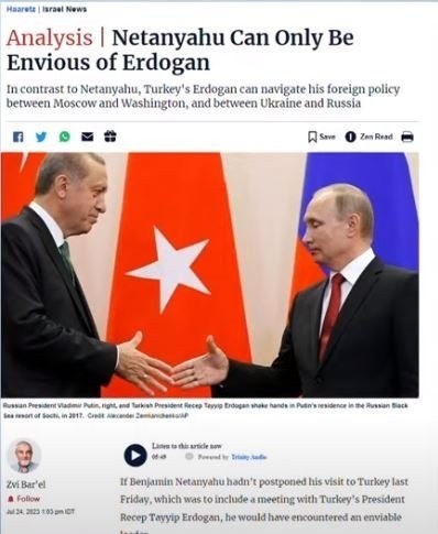 İsrail basınından çarpıcı analiz! ‘Erdoğan İsrail’e ders veriyor’