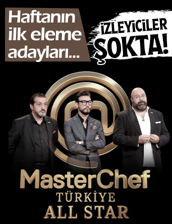 İzleyiciler şokta! Şampiyonluk adayıydı... MasterChef All Star’da haftanın ilk eleme adayları…