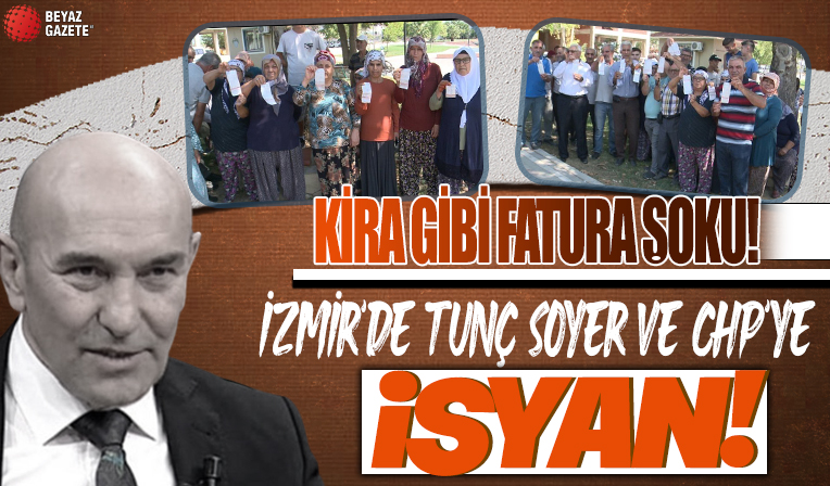 Tunç Soyer İzmirlileri canından bezdirdi! CHP’li belediyeden, ev kirası gibi su faturası