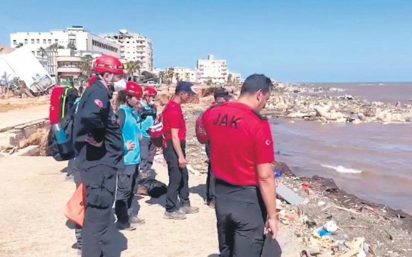 Sel felaketi yaşayan Libya’nın yardımına koşan ilk ülke olduk: Kara gün dostu Türkiye