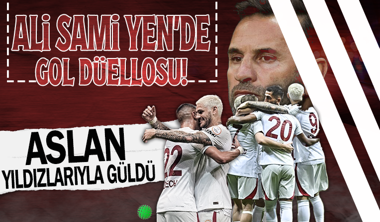 Galatasaray, Samsunspor'u 4 golle geçti