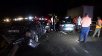 Düzce'de 11 aracın karıştığı zincirleme kazada 6 kişi yaralandı