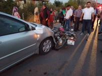 Konya'da Otomobil Motosikletle Çarpisti Açiklamasi 2 Yarali