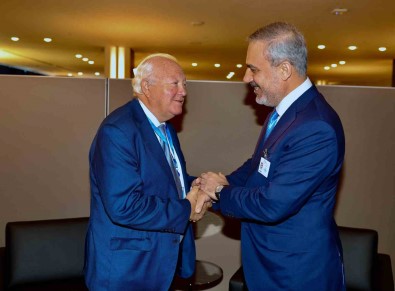 Disisleri Bakani Fidan, BM Medeniyetler Ittifaki Yüksek Temsilcisi Moratinos'u Kabul Etti