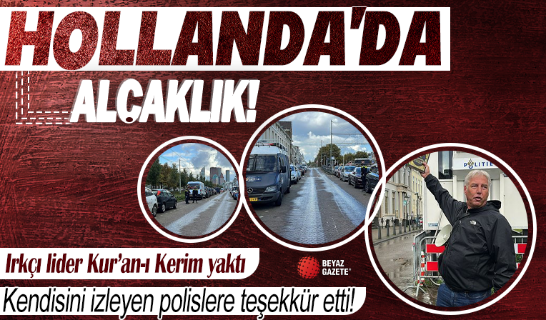 Hollanda'da Türk Büyükelçiliği önünde Kur'an-ı Kerim'e saldırı